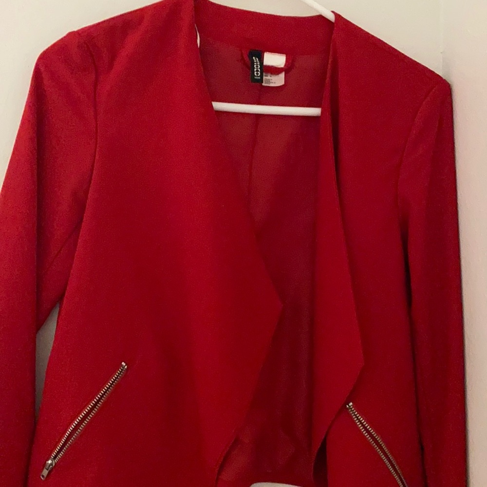 Red blazer